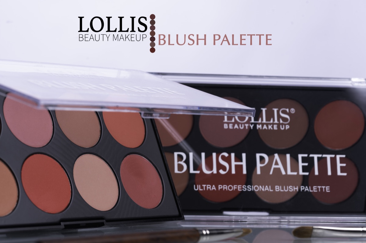 Two LOLLIS blush palettes on white
